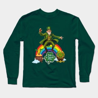 whimsical fun and St. Patrick's Day cheer Long Sleeve T-Shirt